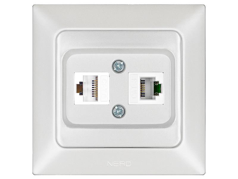 DATA+NUMERİS PRİZ (CAT6+CAT3)